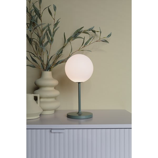 Roheline timmitav laualamp (kõrgus 33 cm) Hub - White Label-image-3