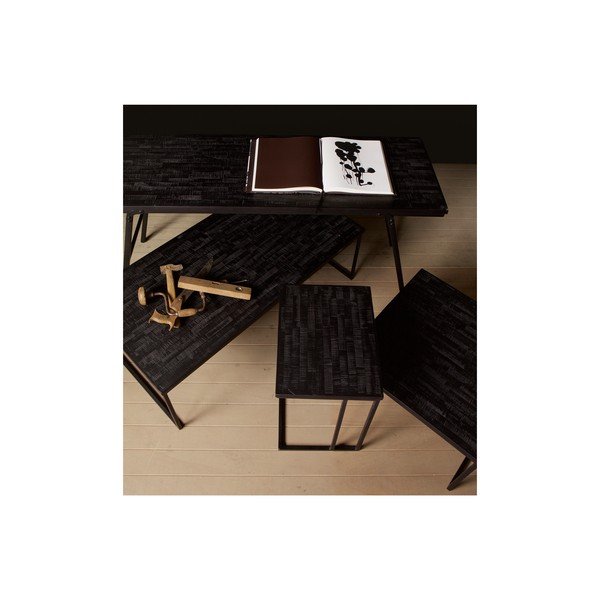 Must kohvilaud ümbertöödeldud teakplaadiga Kuju Sharing - BePureHome-image-4