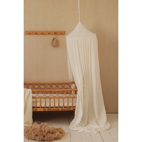 Valge puuvillane varikatus Cream - Moi Mili-image-3