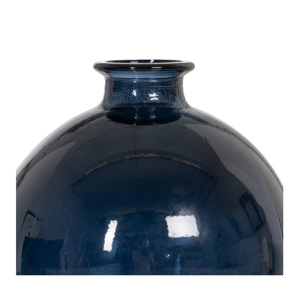 Tumesinine käsitsi valmistatud vaas (kõrgus 18 cm) - Ixia-image-2