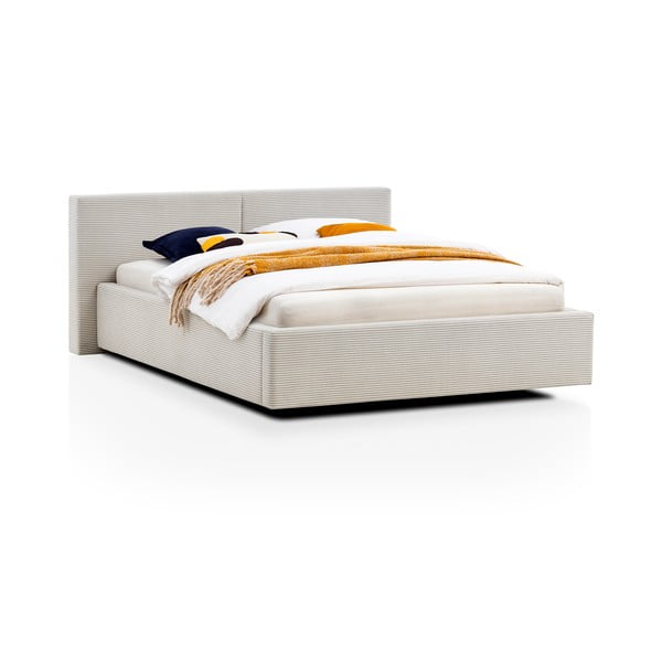 Beež kaheinimesevoodi 180x200 cm Cube - Meise Möbel-image-4