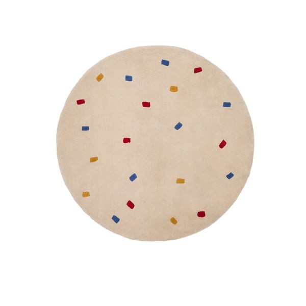 Kreem puuvillane laste vaip ø120 cm Luli - Kave Home