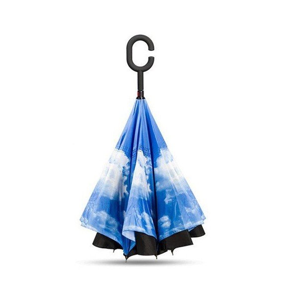 Modro-černý deštník Sky, ⌀ 110 cm-image-2