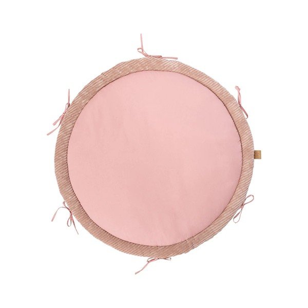 Roosa beebipesa 100x100 cm - Meowbaby-image-2