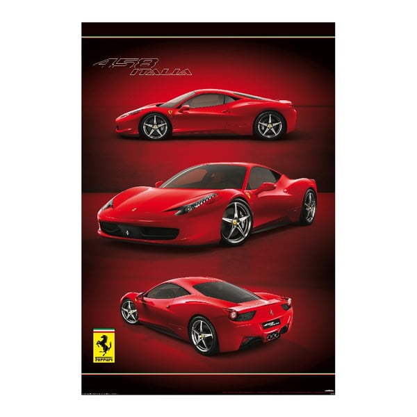 Velkoformátová tapeta Ferrari, 158x232 cm