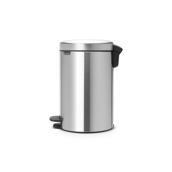 Matt hõbedane terasest prügikast 12 l NewIcon - Brabantia-image-1