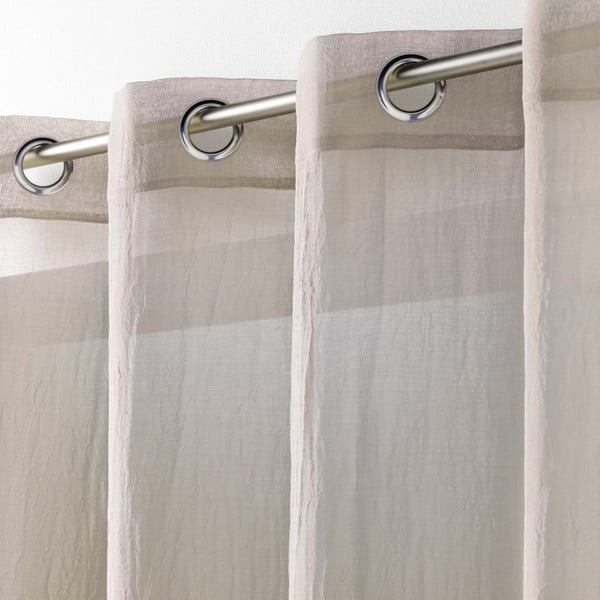 Pruun kardin 140x280 cm Telma - douceur d'intérieur-image-1