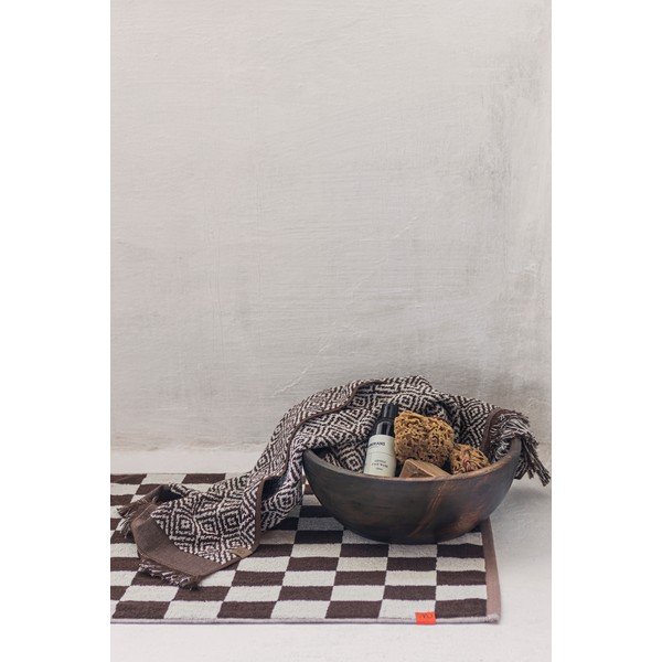 Pruun orgaanilisest puuvillast vannimatt 50x80 cm Retro - Mette Ditmer Denmark-image-2