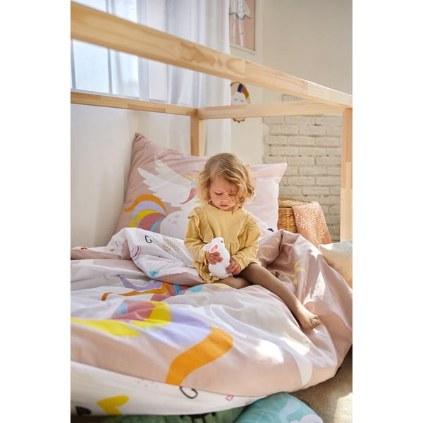 Laste puuvillane voodipesu Unicorn, 140 x 200 cm - Bonami Selection-image-2