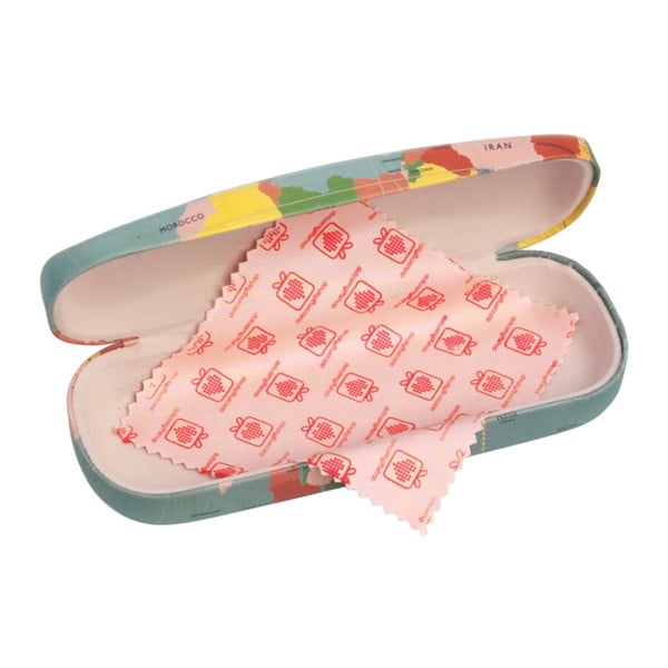 Prillide ümbris koos puhastuslapiga World Map - Rex London-image-2