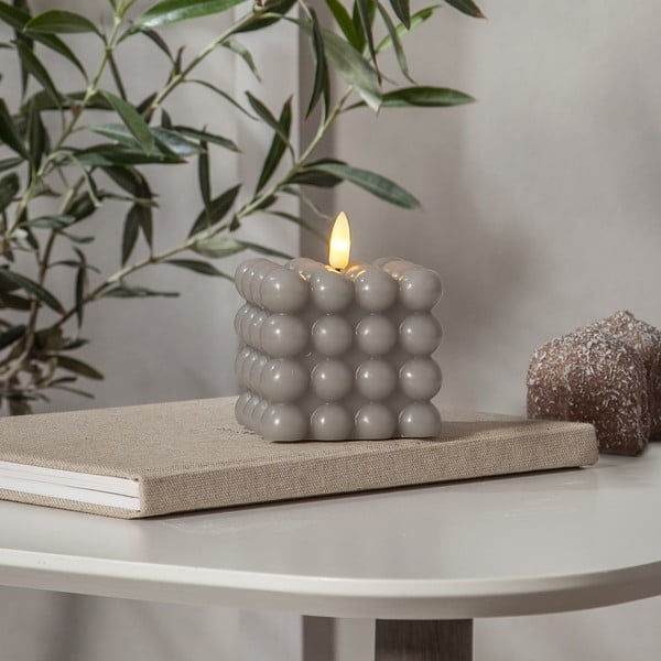 Hallist vahast LED-küünal, kõrgus 9,5 cm Flamme Dot - Star Trading-image-1