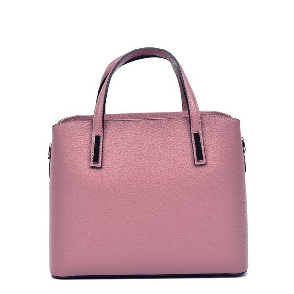 Růžová kožená kabelka Sofia Cardoni Dorma-image-1