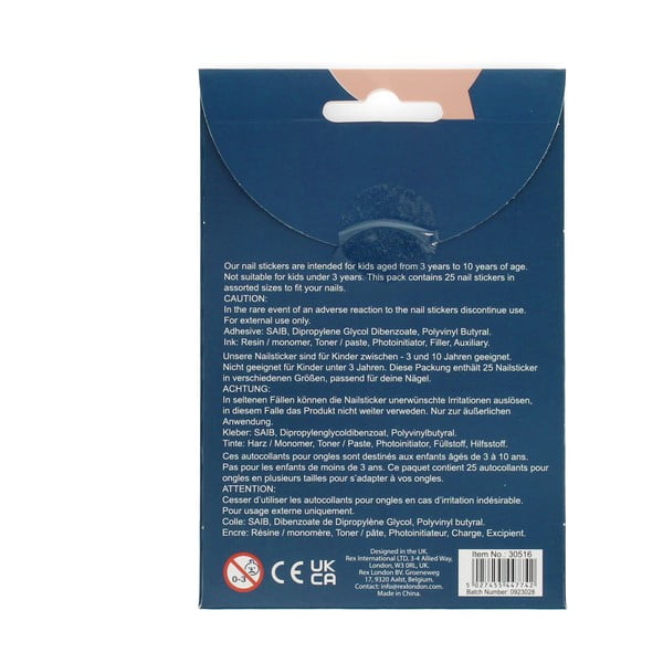 Loominguline komplekt Cosmic Love – Nail stickers - Rex London-image-3