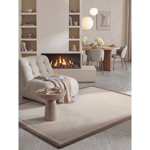 Pruun/kreemikas villasegu vaip 160x230 cm Niko - Villeroy&Boch-image-4