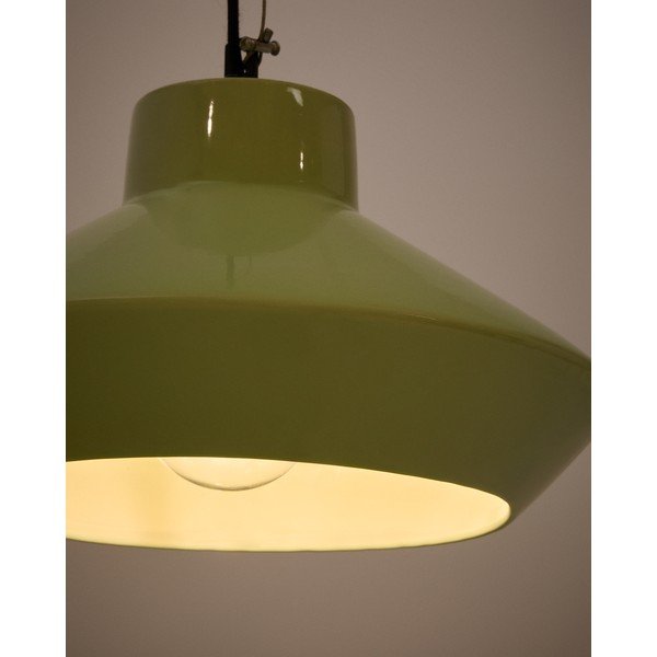 Heleroheline ripplamp keraamilise varjuga, ø 31 cm Portol - Kave Home-image-3