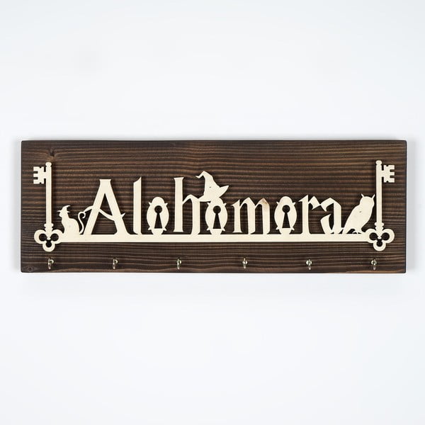 Seinale paigaldatud puidust võtmehoidja - Wallity-image-1