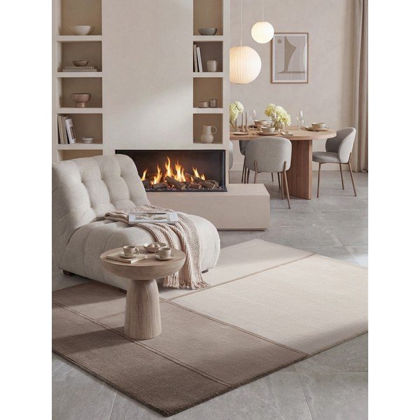 Pruun/kreemikas villasegu vaip 160x230 cm Presilda - Villeroy&Boch-image-1