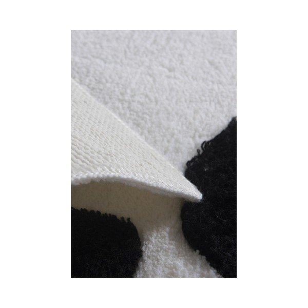 Černo-bílá koupelnová předložka Crasso Panda, 100 x 60 cm-image-2