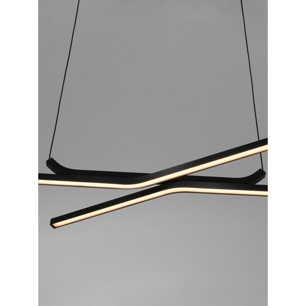 Matt must alumiiniumist LED-rippvalgusti, hämardatav Akro - Nova Luce-image-2