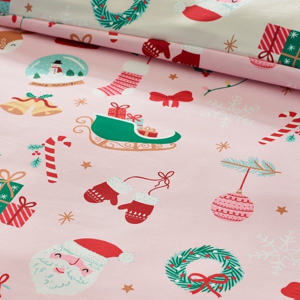 Üheinimese voodipesu 135x200 cm Christmas Happy Holidays - Catherine Lansfield-image-4