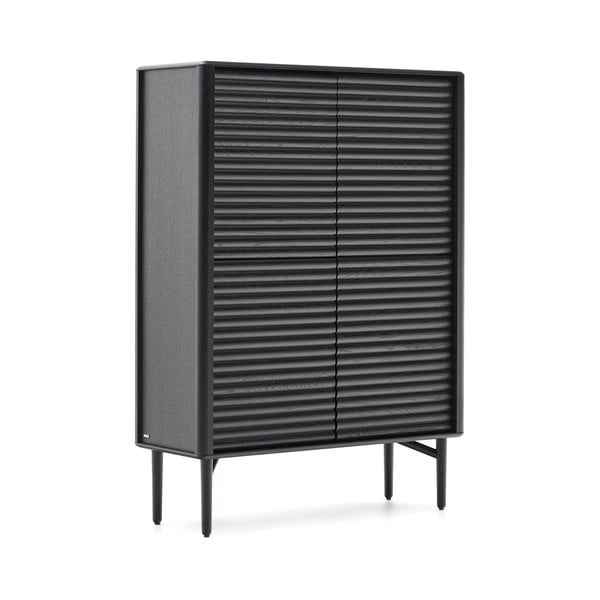 Must tammespoonist kapp 104,5x144x40 cm Lenon - Kave Home-image-2