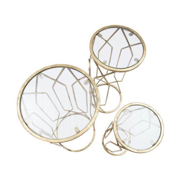 Ümmargused klaaspinnaga küljelauad 3tk komplektis ø 32 cm Tunisi – Mauro Ferretti-image-2