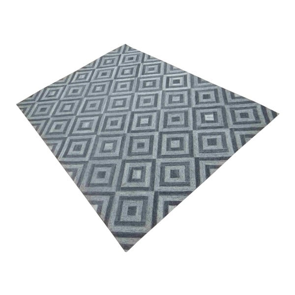 Šedý koberec Woolie, 240 x 170 cm