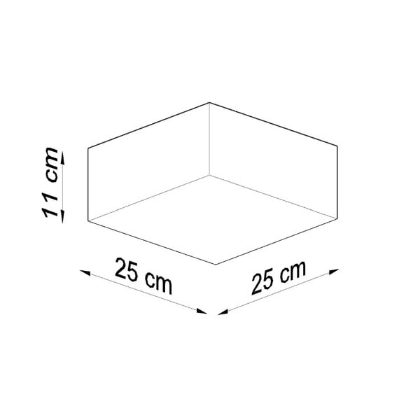 Valge laevalgusti 25x25 cm Mitra - Sollux-image-4