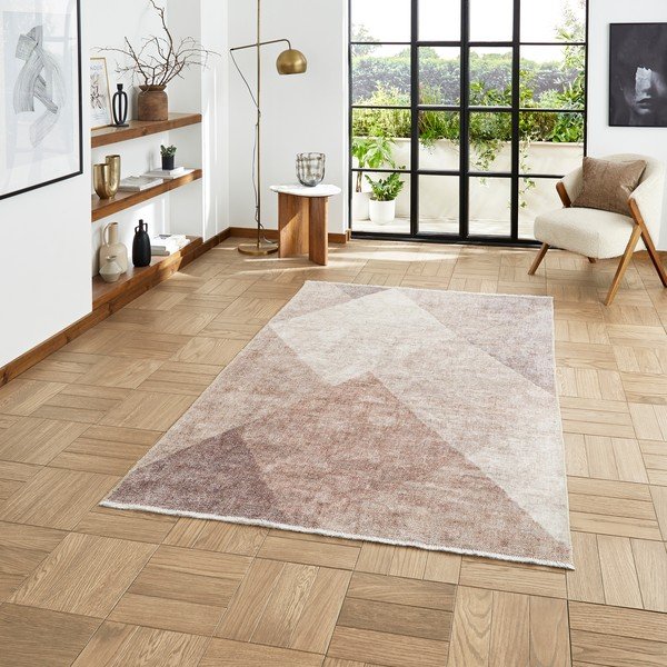 Helepruun puuvillaseguga pestav vaip 122x170 cm Whisper - Think Rugs-image-1