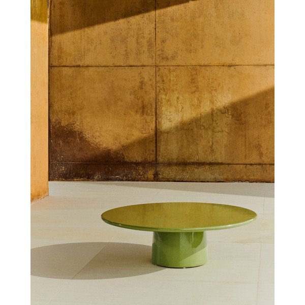 Betoonist ümmargune aia diivanilaud ø 110 cm Albanella - Kave Home-image-1