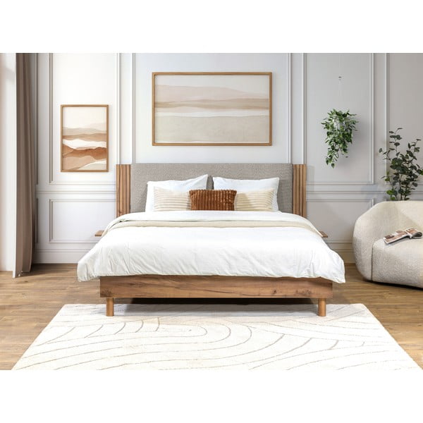 Helehall kaheinimesevoodi 140x190 cm koos võrega Lior - Bobochic Paris-image-2