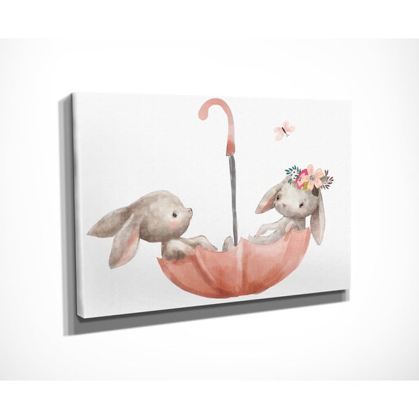 Laste pilt 40x30 cm Bunnies - Wallity-image-3