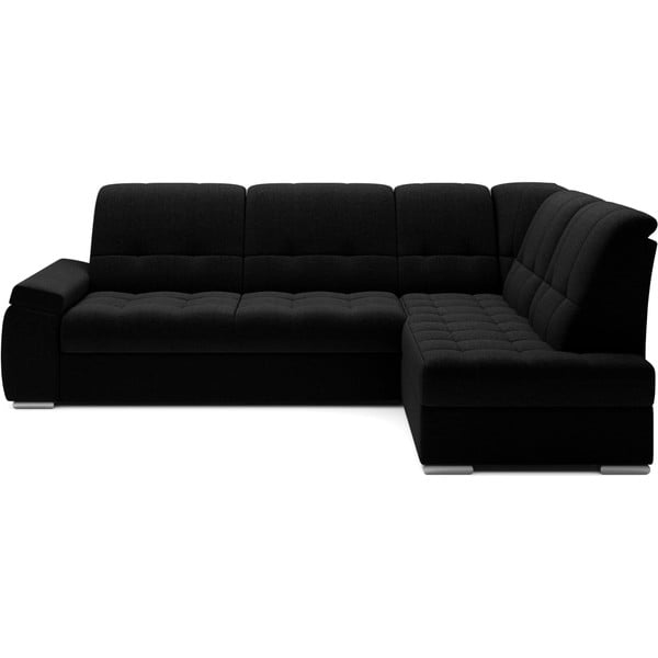 Must lahtikäiv/sahtliga nurgadiivan (parem nurk/L-kujuline) Sado – ELTAP