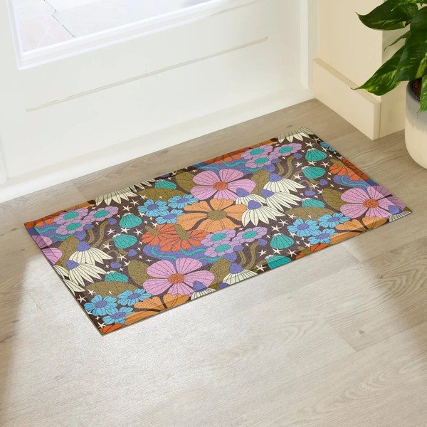 Matt taaskasutatud plastist 40x70 cm Elizabeth Olwen - Artsy Doormats-image-1