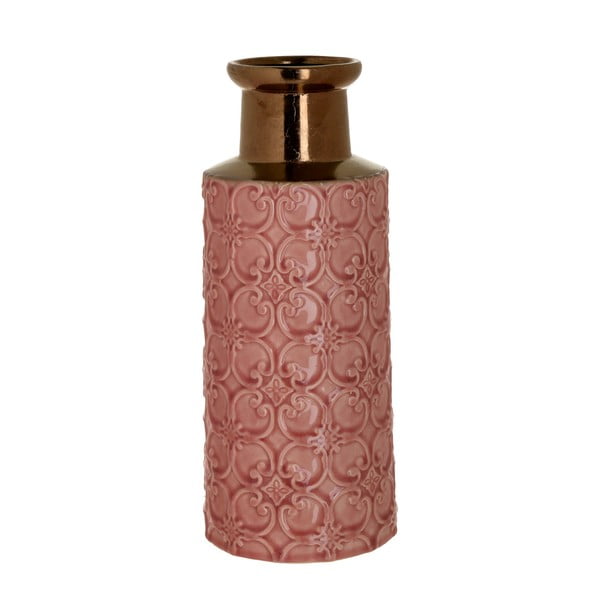 Keramická světle růžová váza InArt, ⌀ 13,5 cm