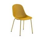 Kollane metallist aiatool Quinby - Kave Home