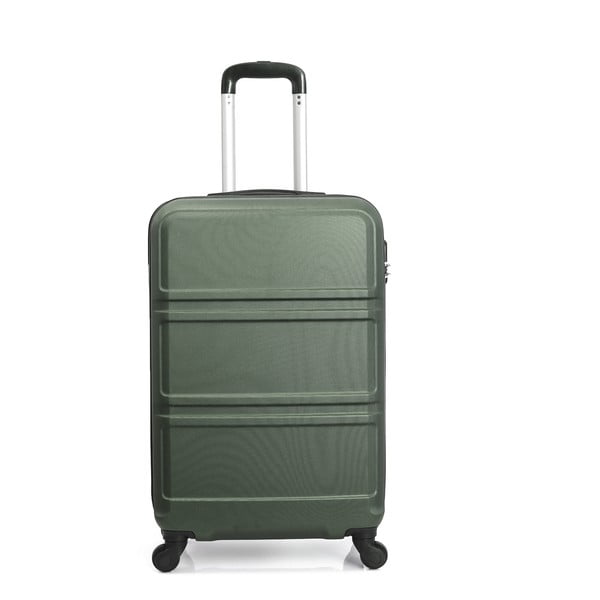 Zelený cestovní kufr na kolečkách Hero Utah, 97 l