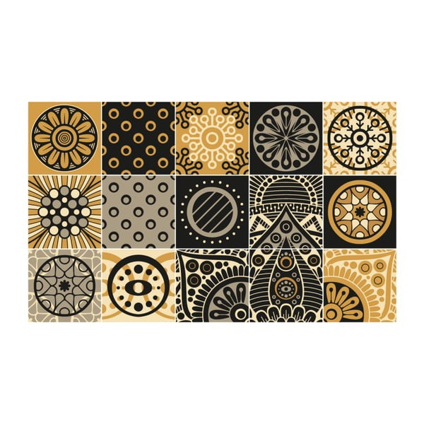 Komplekt 15 seinakaunistusega seinakaunistused Azulejos plaadid , 10 x 10 cm San Juan - Ambiance-image-2