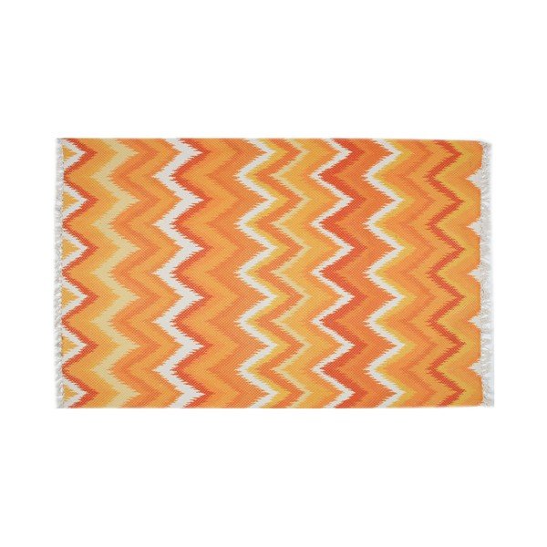 Oranžový koberec Eco Rugs Tribe, 80 x 150 cm-image-2
