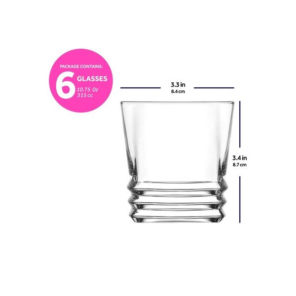 Viskiklaasid 6tk komplektis 315 ml - Hermia-image-4