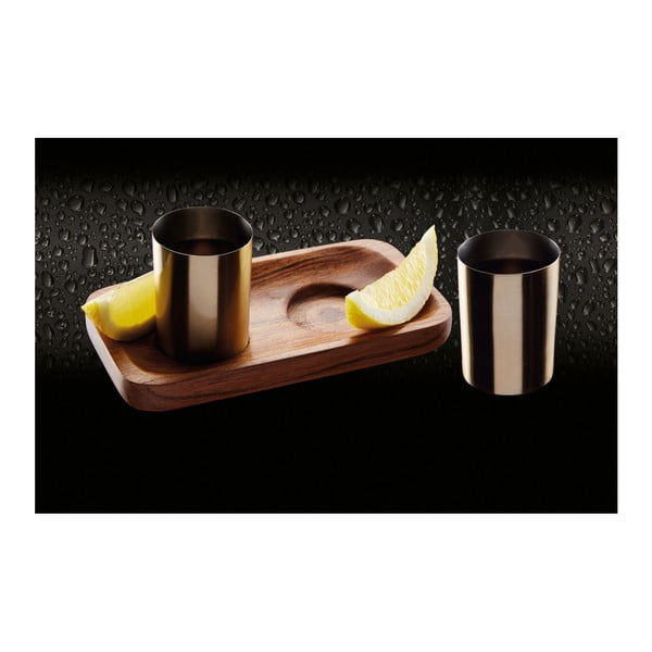 Set 2 kalíšků s podnosem Kitchen Craft  Bar Craft-image-1