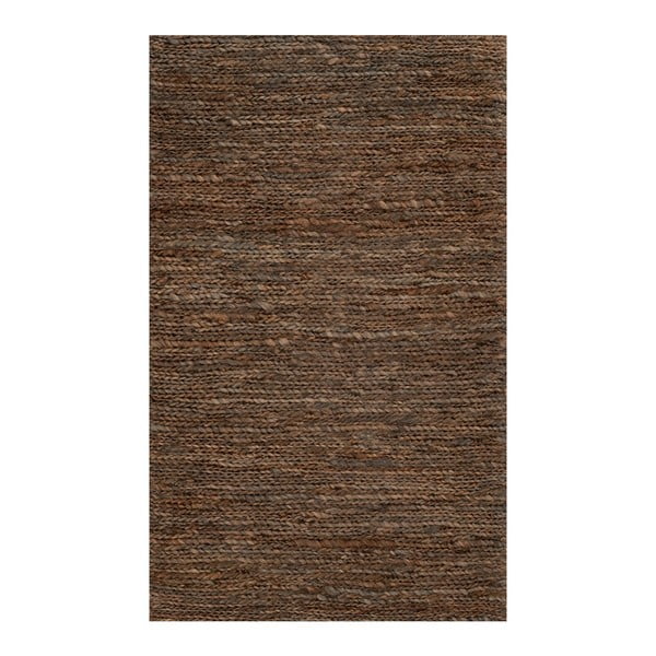 Ručně tkaný koberec Linie Design Botanic Charcoal, 60 x 90 cm