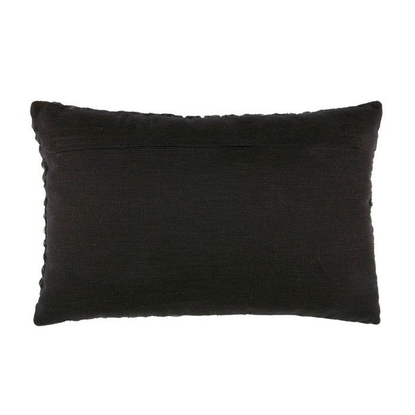 Tmavě šedý mohérový polštář BePureHome Hug, 60 x 40 cm-image-1