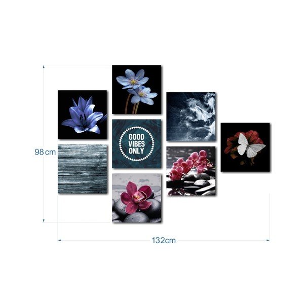 Sada 8 obrazů Insigne Good Vibes Only-image-2