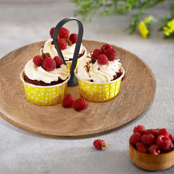 Puidust serveerimisalus ø 30 cm Mango - Orion-image-1