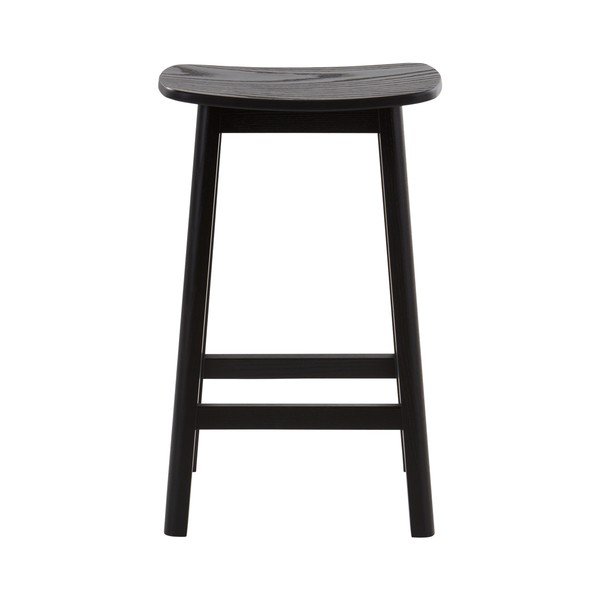 Mustast saarepuidust baaritool (istme kõrgus 65 cm) Selene - Jotex-image-3