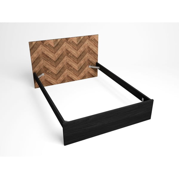 Must/loomulik kaheinimesevoodi 160x200 cm Gio - Marckeric-image-4