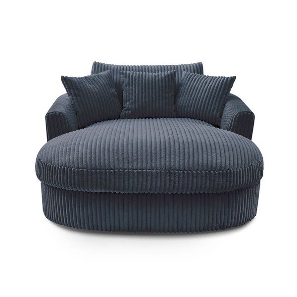 Tumesinine kordvelvetist tool Belem - Bobochic Paris-image-3