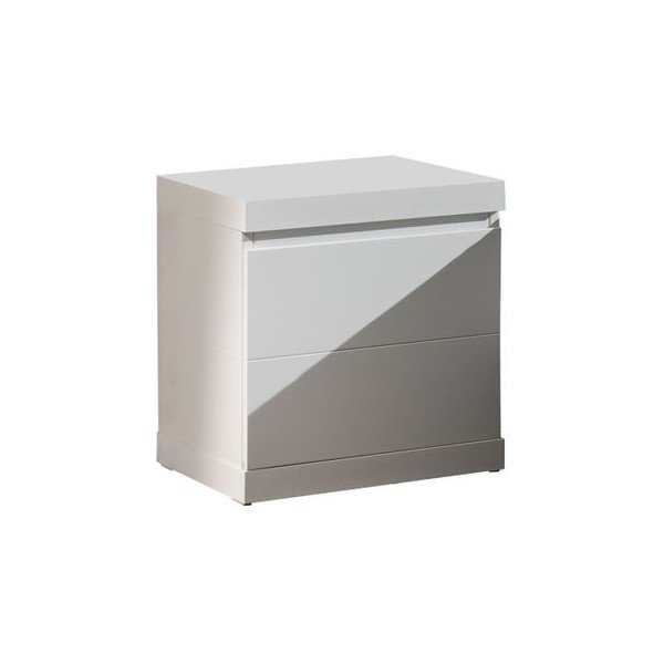 Valge öökapp - Vipack Lara White, laius 44 cm