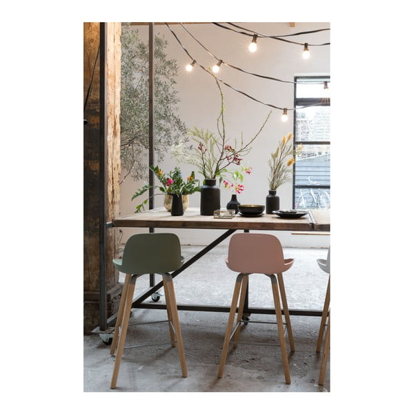 2 beeži ja halli värvi baaritooli komplekt, istme kõrgus 65 cm Albert Kuip - Zuiver-image-1